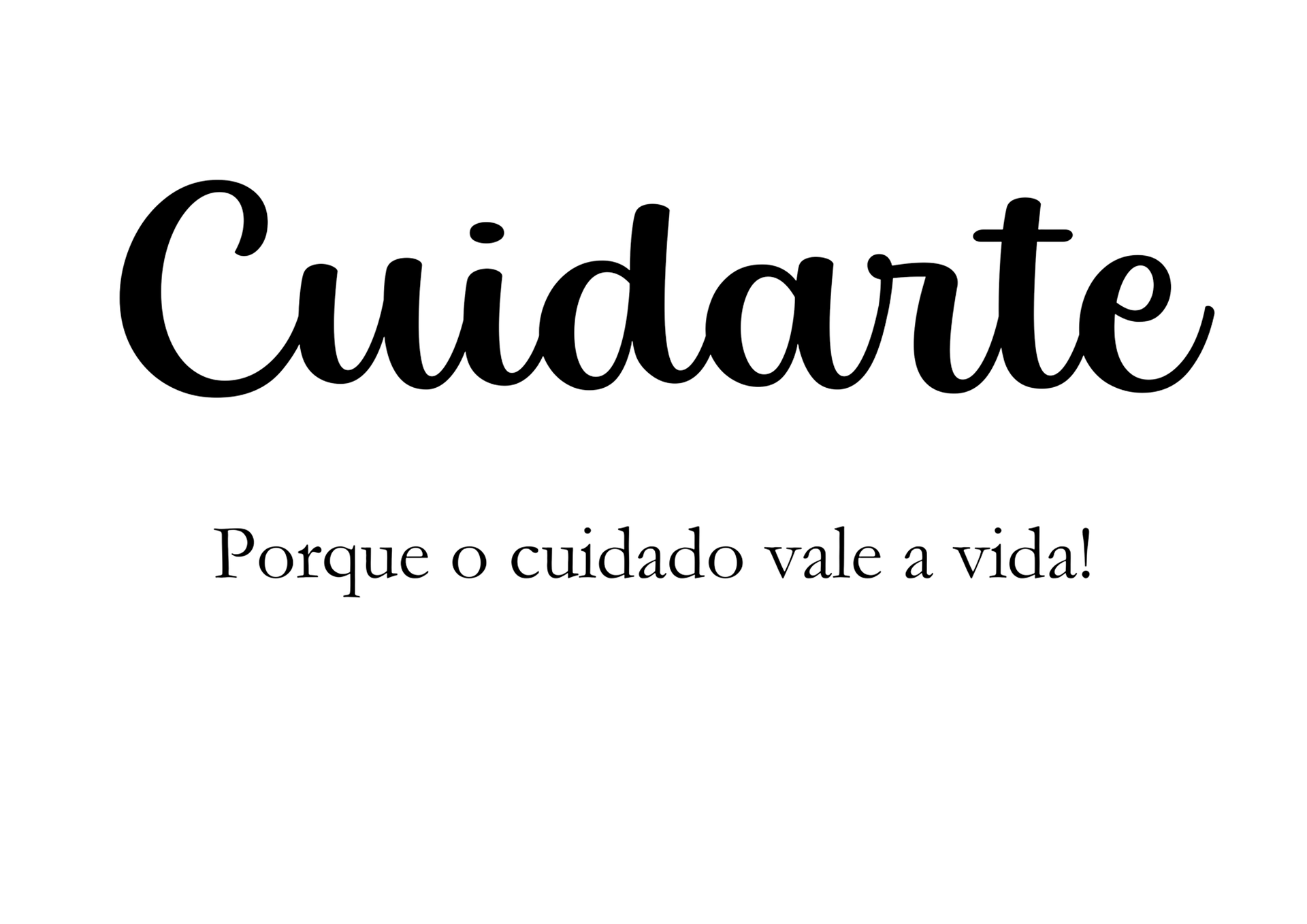 Logótipo Cuidarte - Porque o Cuidado Vale a Vida
